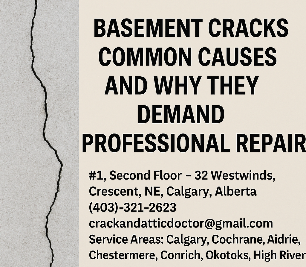 Basement Cracks Common Causes and Why They Demand Professional Repair