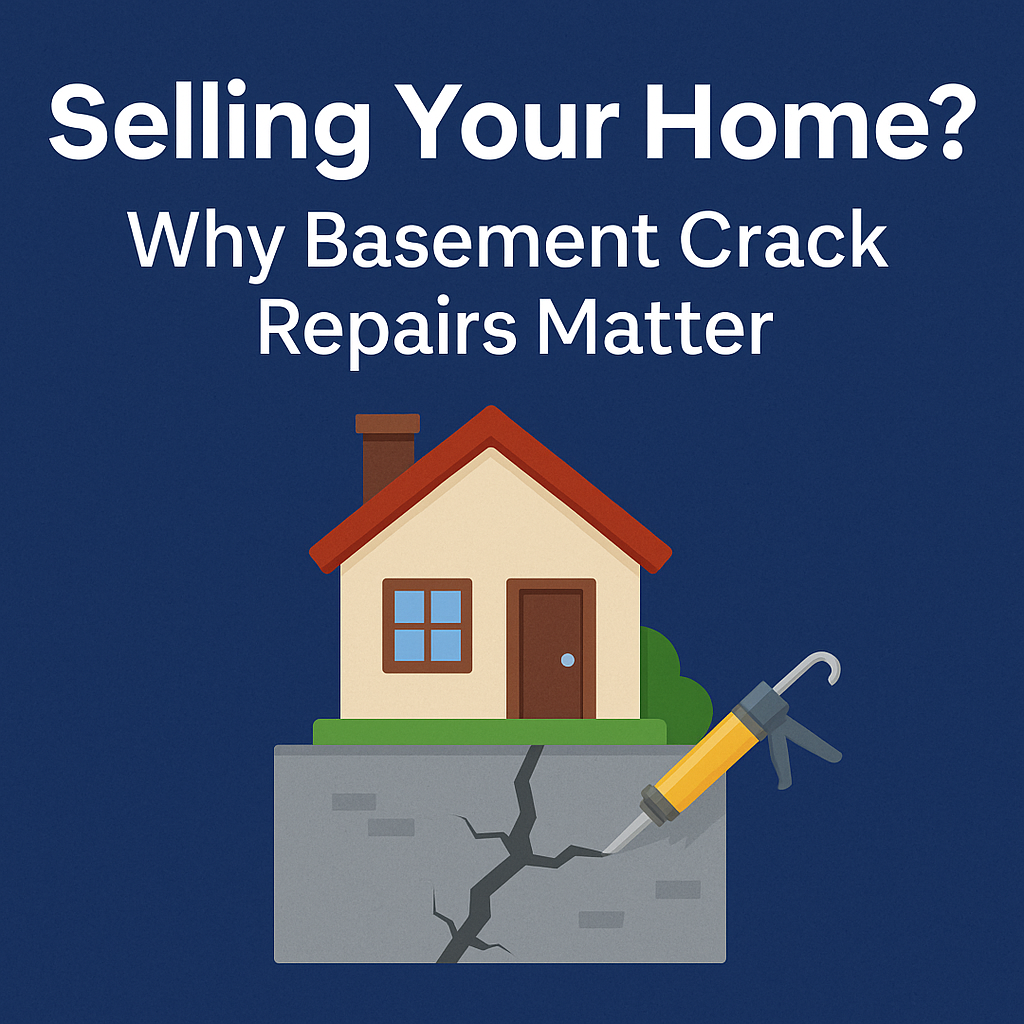 Selling Your Home Why Basement Crack Repairs Matter in Calgary Alberta Canada