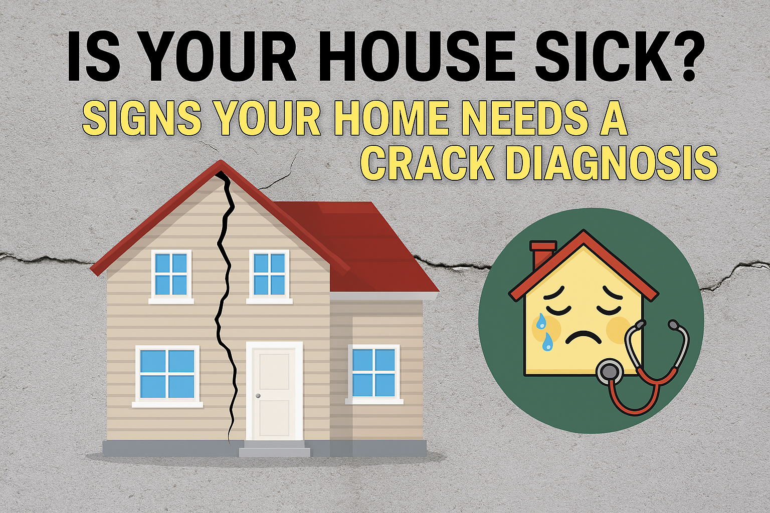 Is Your House Sick? Signs Your Home Needs a Crack Diagnosis