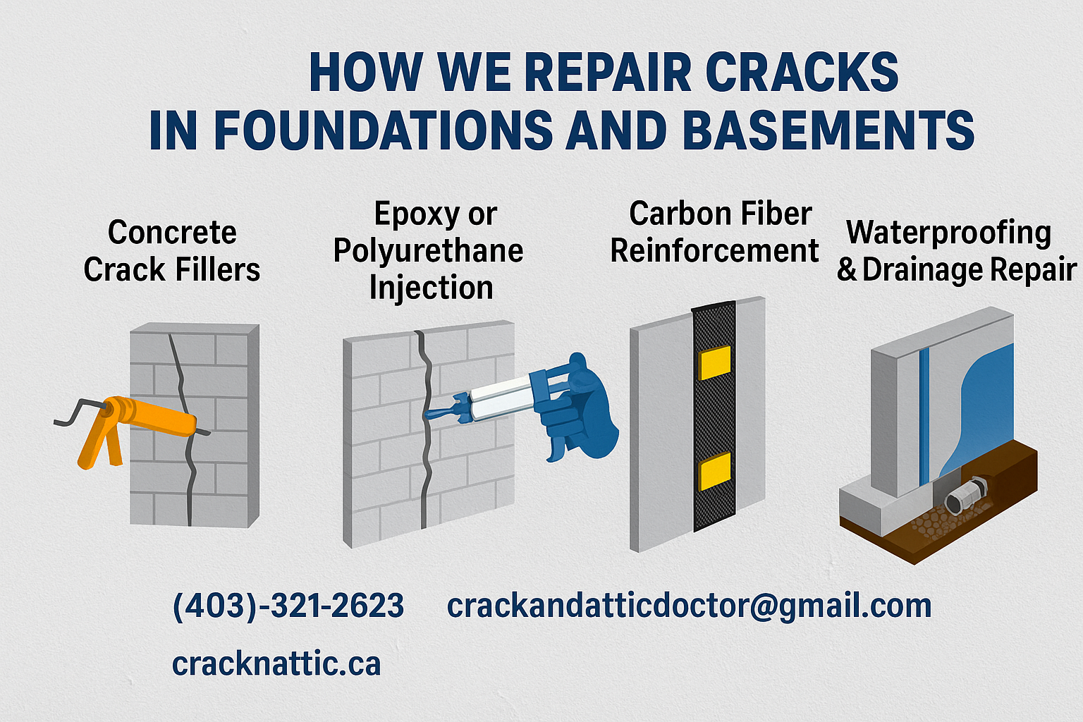How Do You Repair Cracks in Foundations, Walls, and Basements