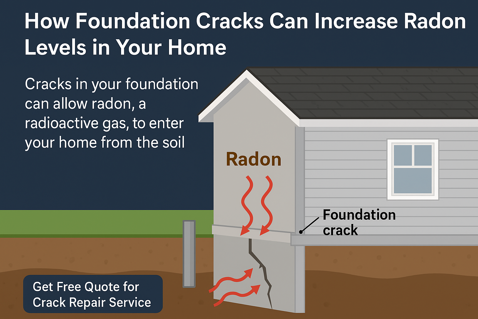 How Foundation Cracks Can Increase Radon Levels in Your Home