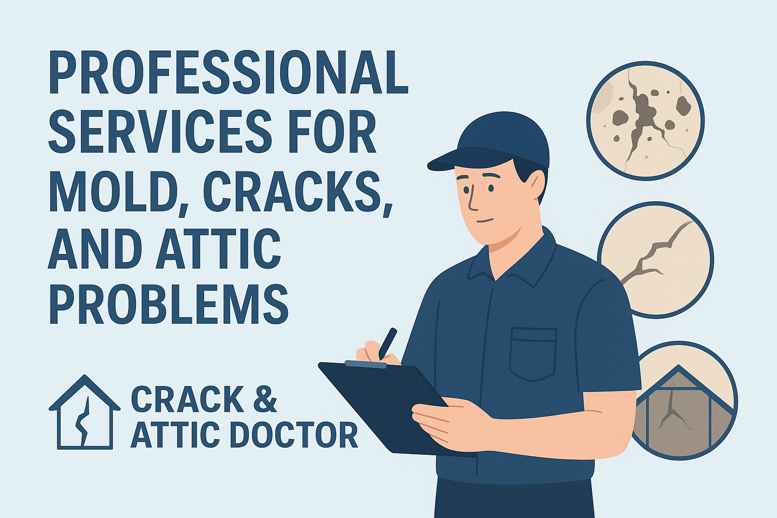Professional Services for Mold, Cracks, and Attic Problems