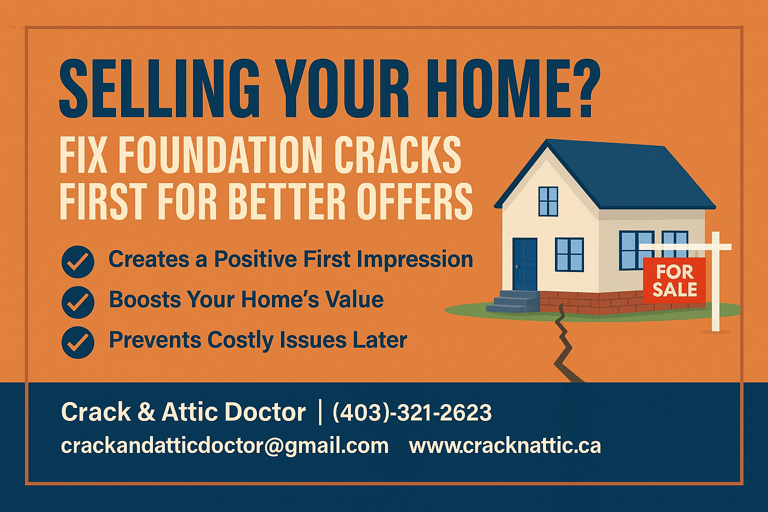 Selling Your Home? Fix Foundation Cracks First for Better Offers!