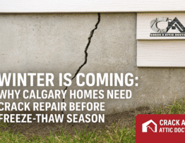 Winter is Coming: Why Calgary Homes Need Crack Repair Before Freeze-Thaw Season