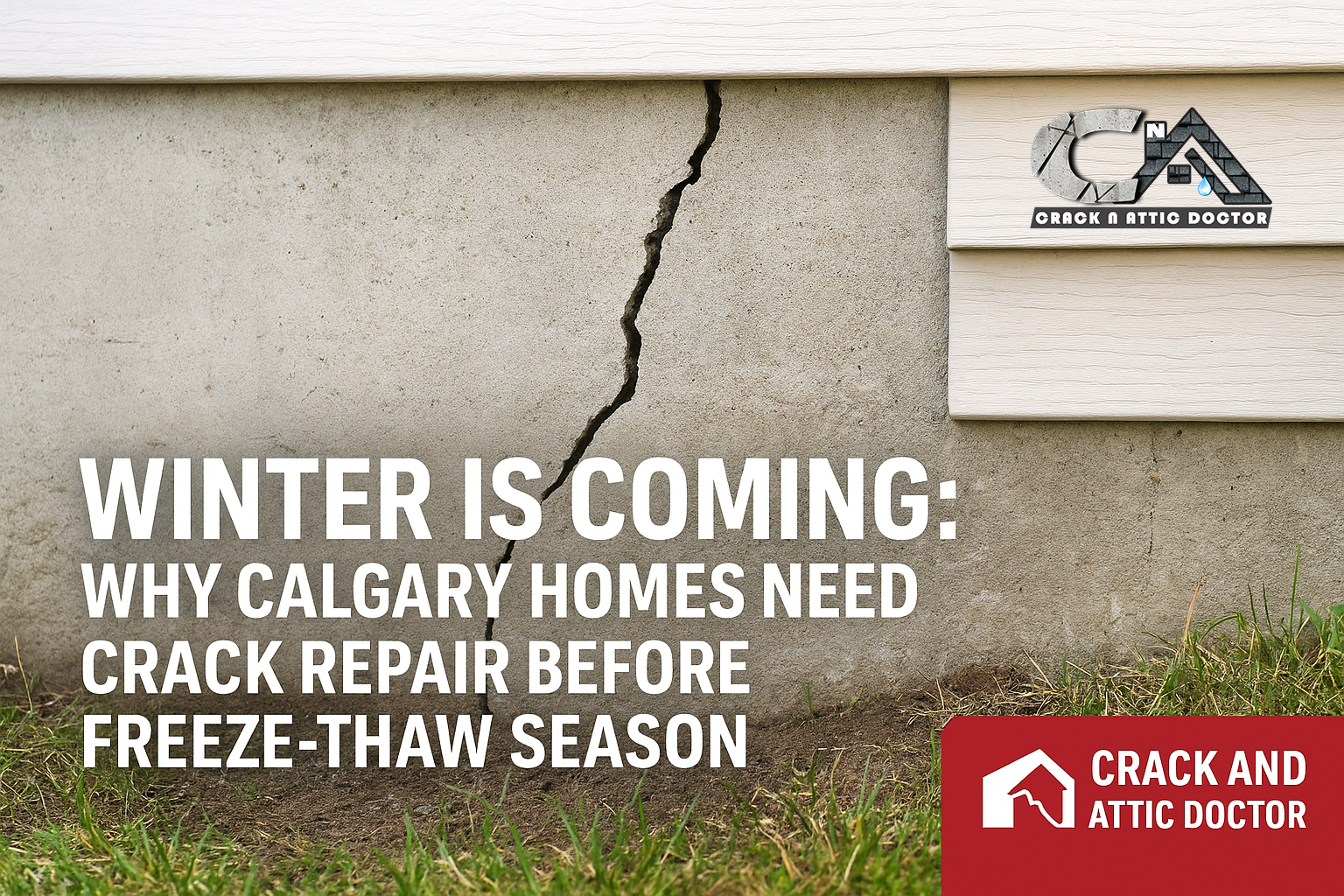 Winter is Coming: Why Calgary Homes Need Crack Repair Before Freeze-Thaw Season