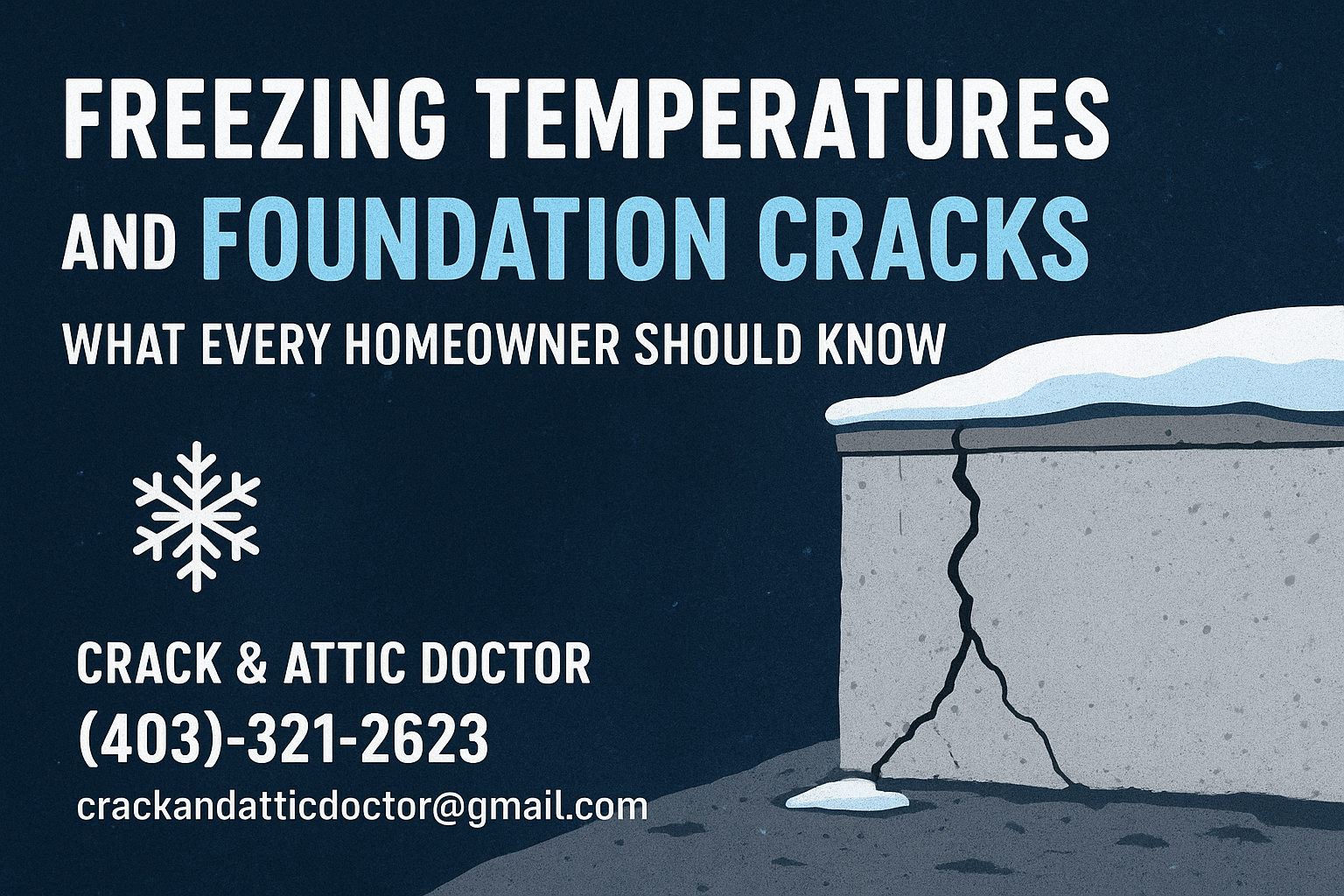 Freezing Temperatures and Foundation Cracks: What Every Homeowner Should Know