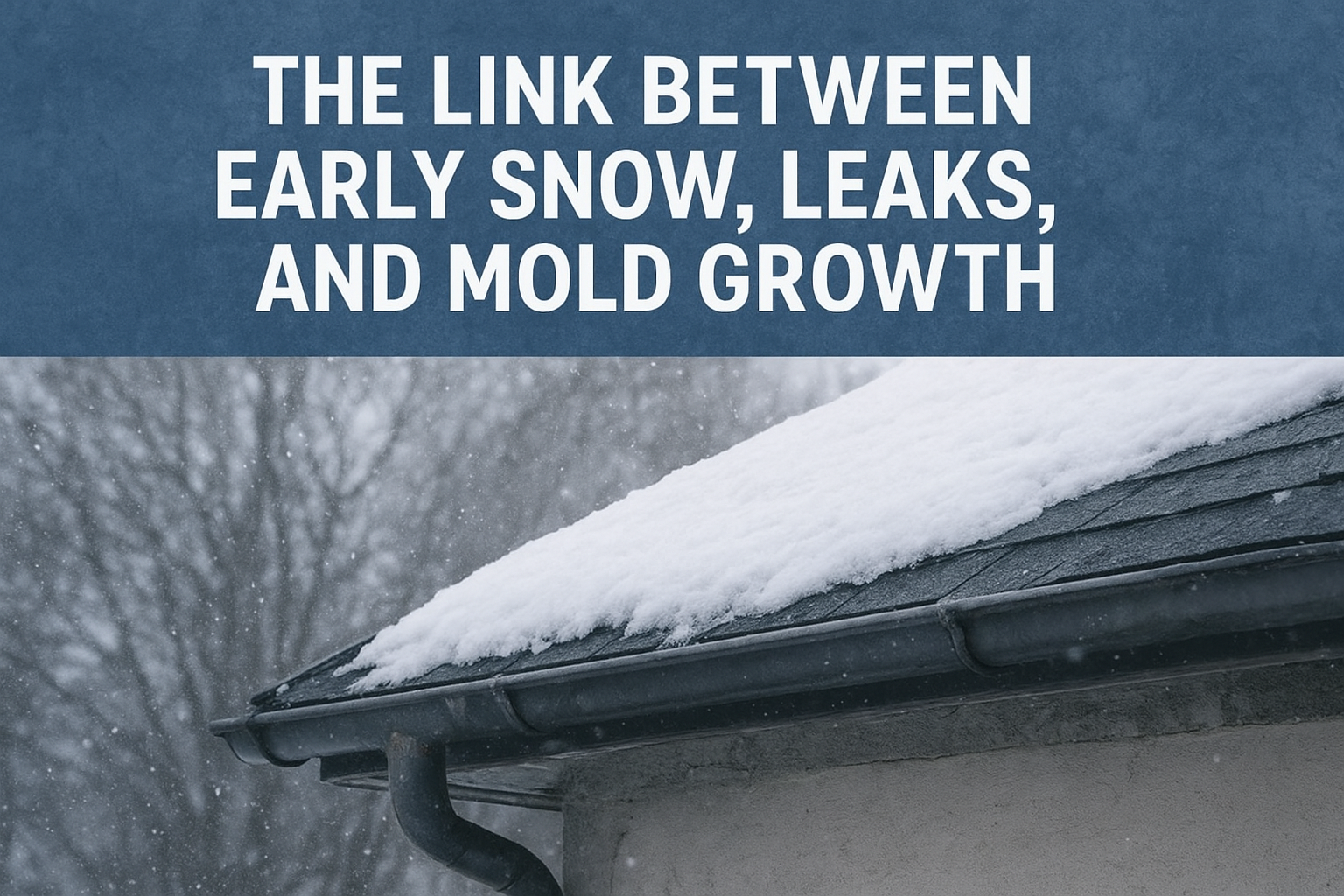 The Link Between Early Snow Leaks and Mold Growth