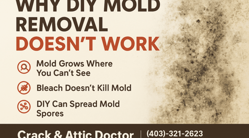 Why DIY Mold Removal Doesn’t Work