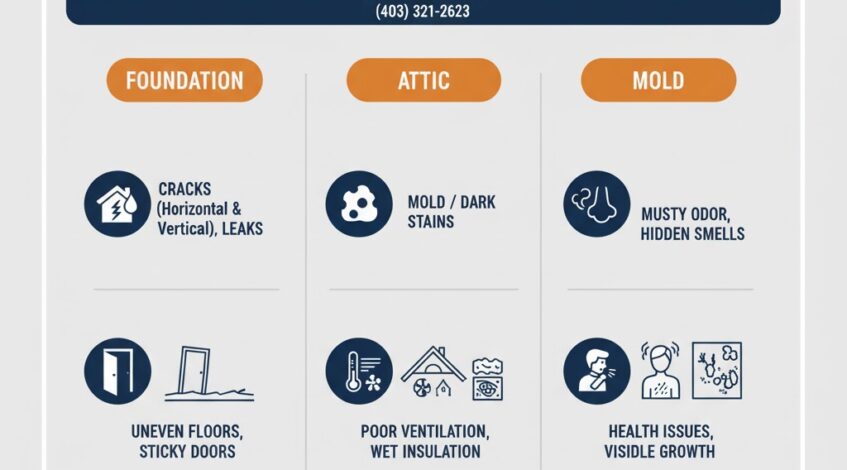 Foundation Attic Mold - Your Complete Home Inspection Checklist for Calgary Homes