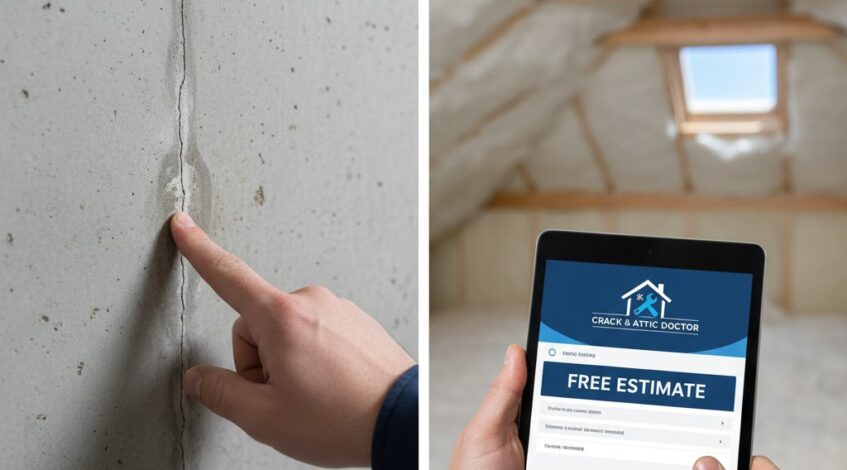 Get a Quote! Crack & Attic Doctor's Free Estimates for Calgary Homeowners
