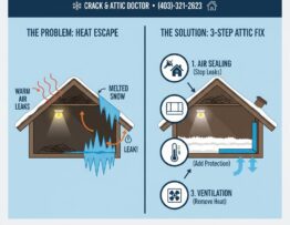 Ice Dams & Leaks: How Attic Repair Prevents Winter Damage in Calgary
