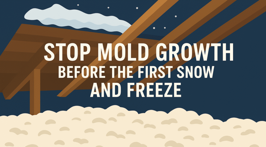 Stop Mold Growth Before the First Snow and Freeze