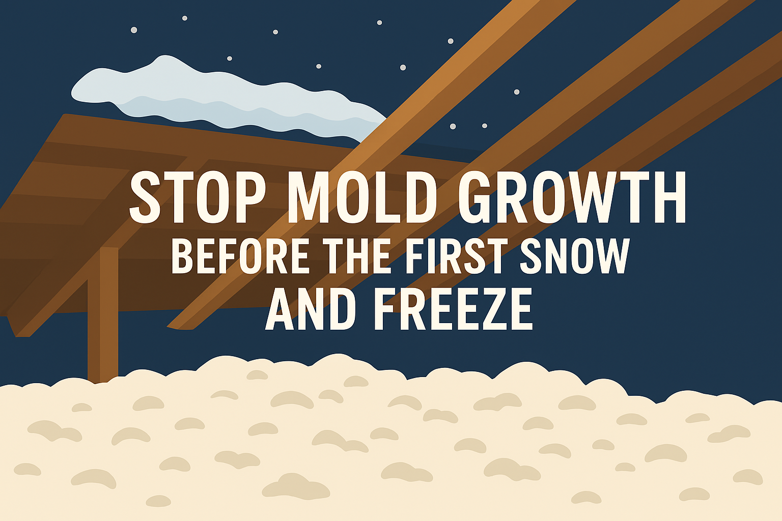 Stop Mold Growth Before the First Snow and Freeze