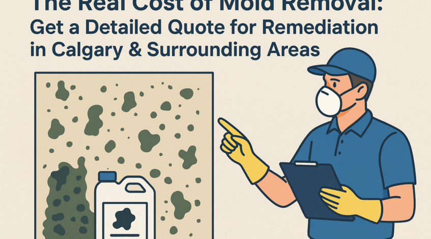 The Real Cost of Mold Removal: Get a Detailed Quote for Remediation in Calgary & Surrounding Areas