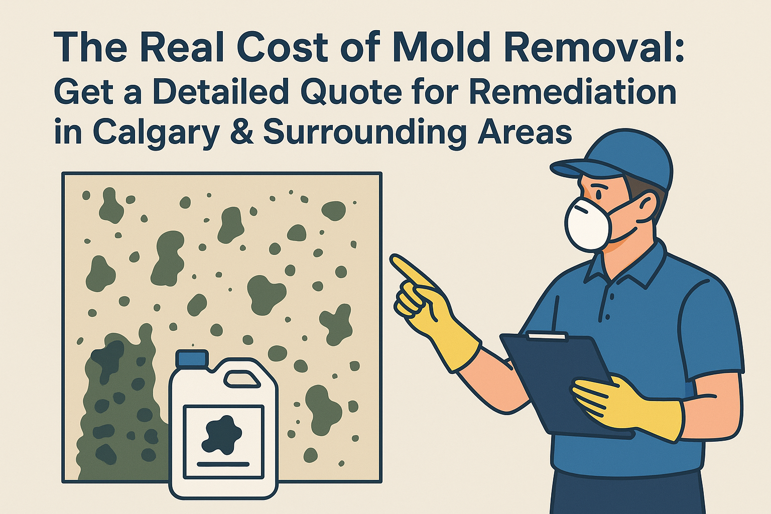 The Real Cost of Mold Removal: Get a Detailed Quote for Remediation in Calgary & Surrounding Areas