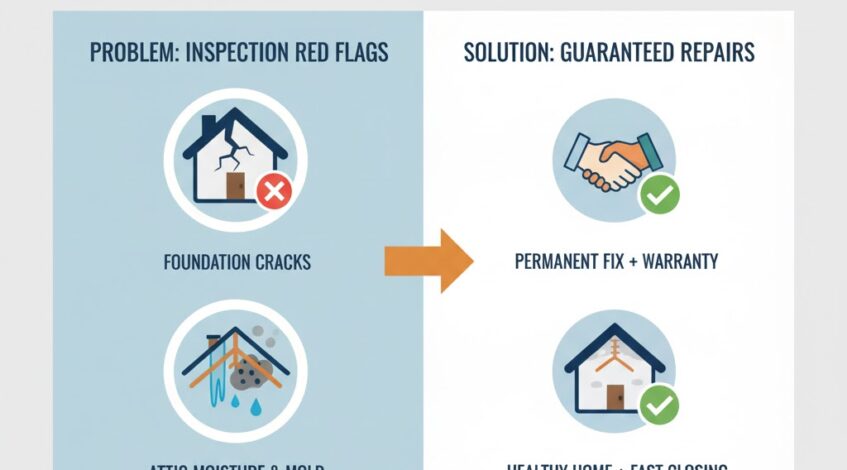 The Realtor's Secret Weapon: Guaranteed Foundation & Attic Repair for Smooth Closings