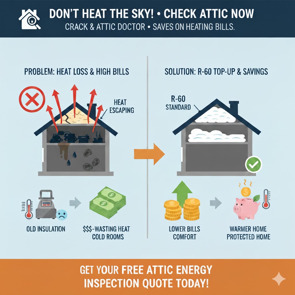 Heating Bills Too High? Why An Attic Top-Up is Cheaper Than Another Winter