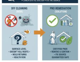 Mold Remediation vs. Cleaning: Don't Just Wipe the Surface, Fix the Source