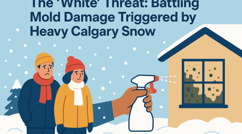 Stop the Spread: Professional Mold Remediation in Calgary After Heavy Snowfall