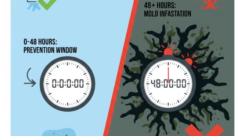 Stopping Mold Spread After a Major Calgary Snow Event