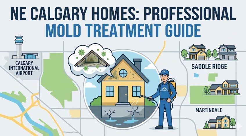 Why NE Calgary Homes Need Professional Mold Treatment