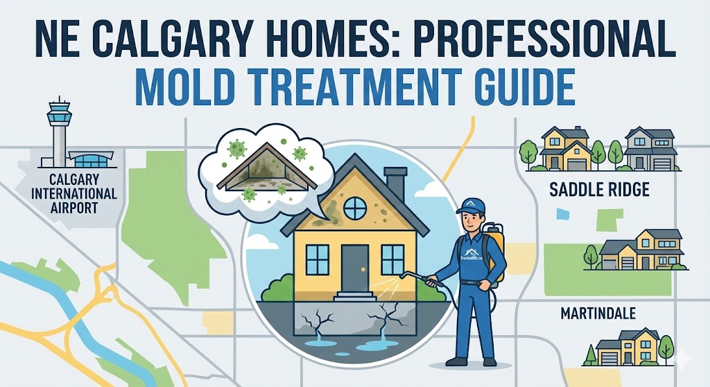 Why NE Calgary Homes Need Professional Mold Treatment