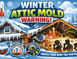 “Attic mold winter prevention”, “attic mold inspection Calgary”, “mold removal in attic”