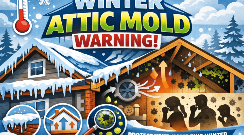 “Attic mold winter prevention”, “attic mold inspection Calgary”, “mold removal in attic”