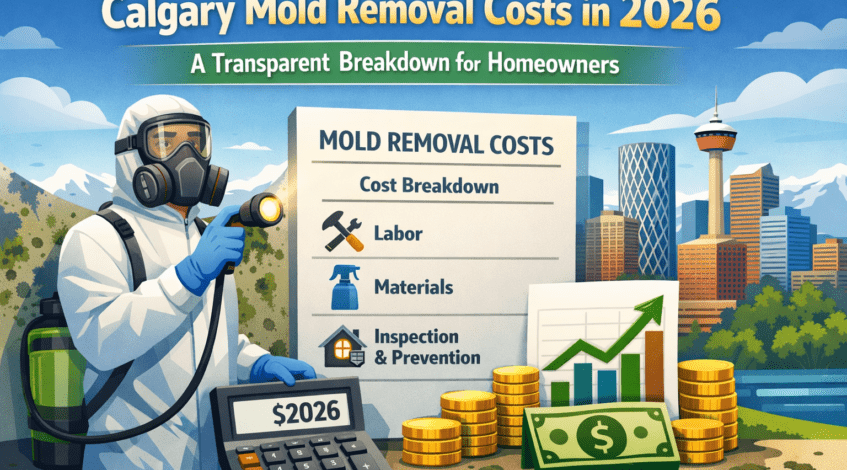 Calgary Mold Removal Costs in 2026 - A Transparent Breakdown for Homeowners