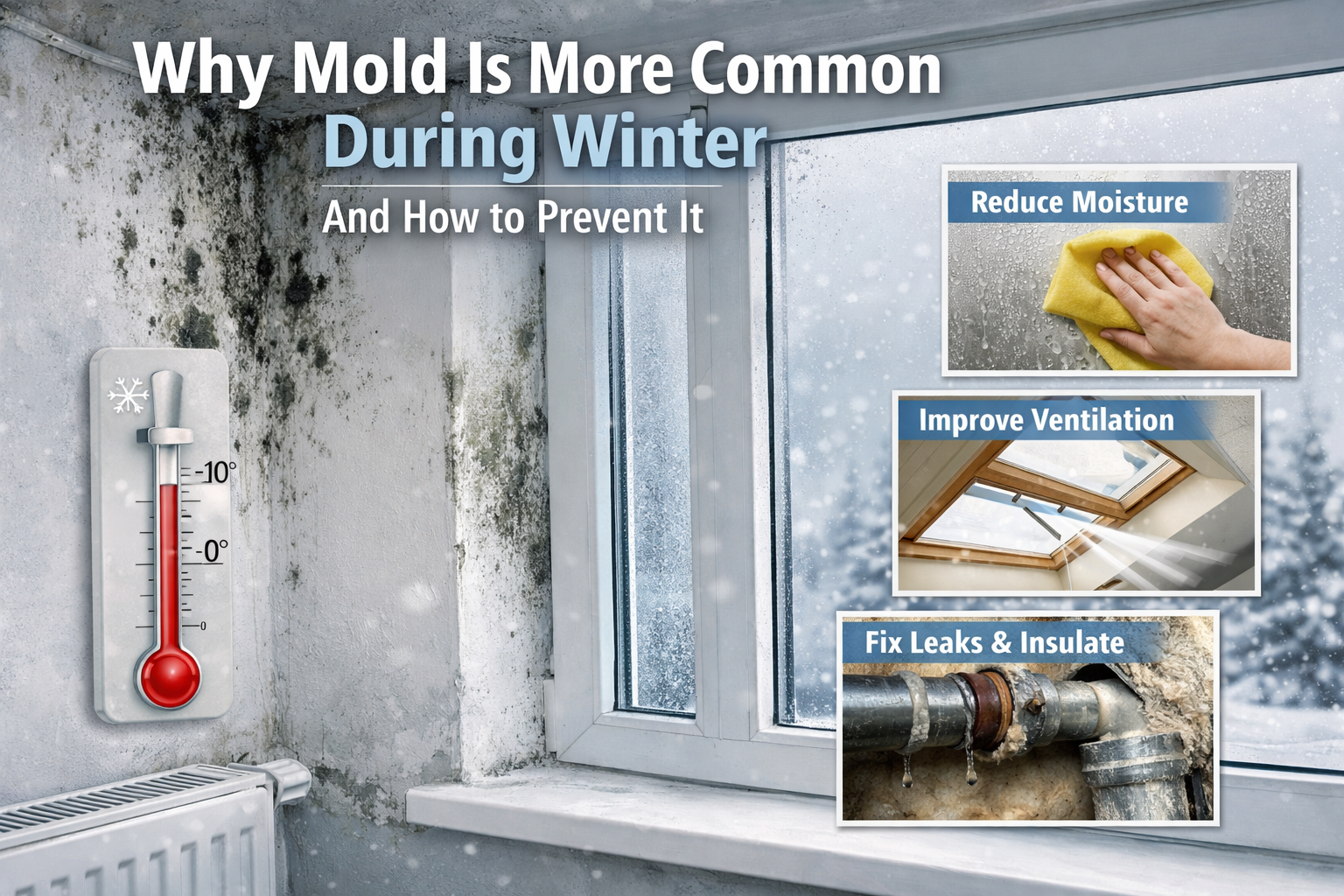 Why Mold Is More Common During Winter And How to Prevent It