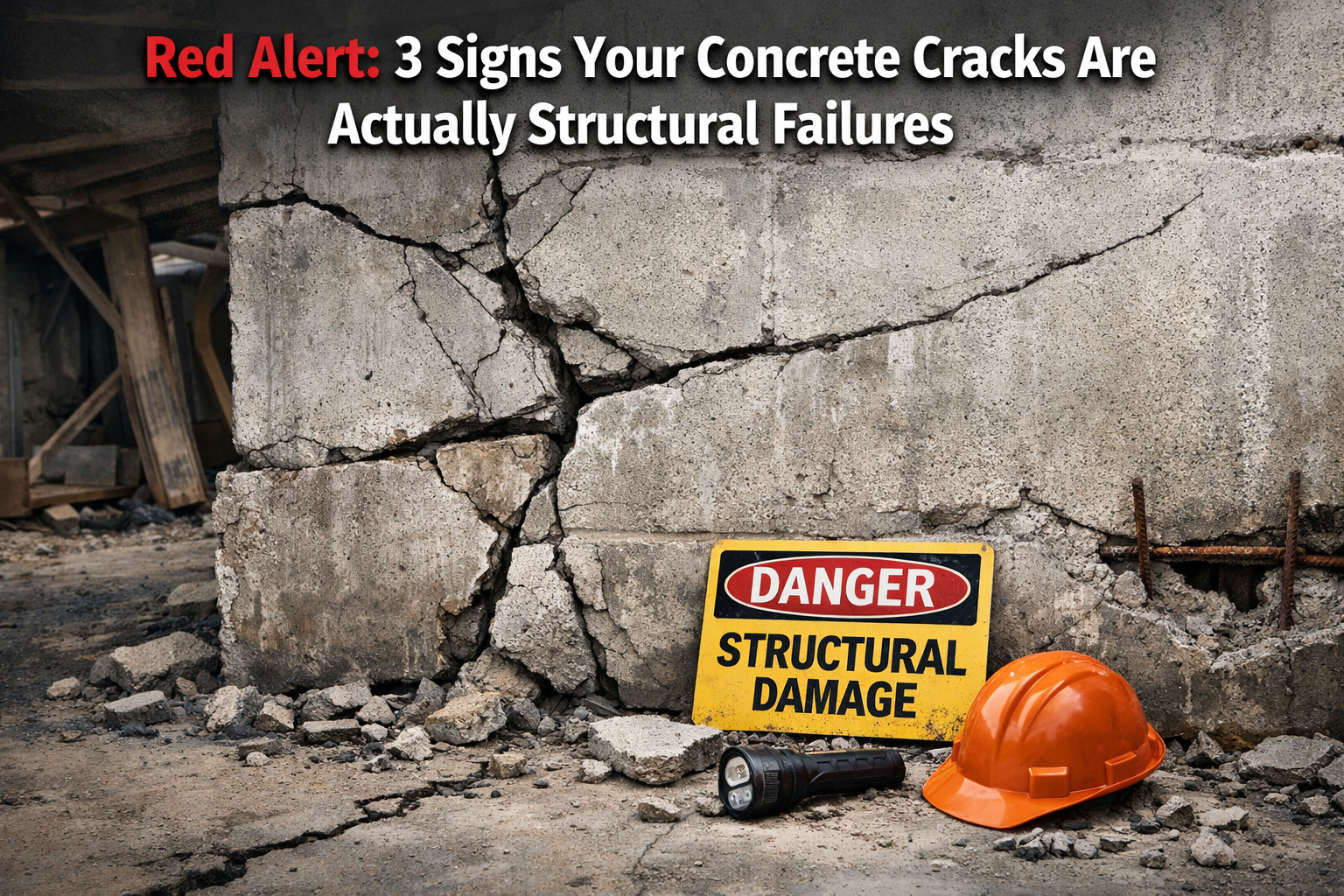 3 Signs Your Concrete Cracks Are Actually Structural Failures