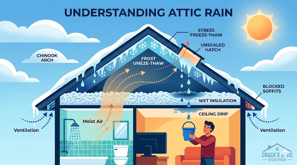 Why is My Ceiling Leaking When There’s No Rain? (Understanding Attic Rain)