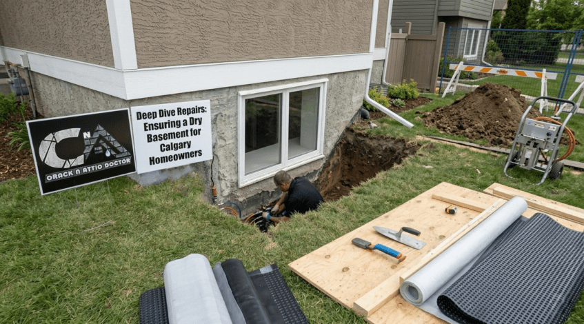 Deep Dive Repairs: Ensuring a Dry Basement for Calgary Homeowners