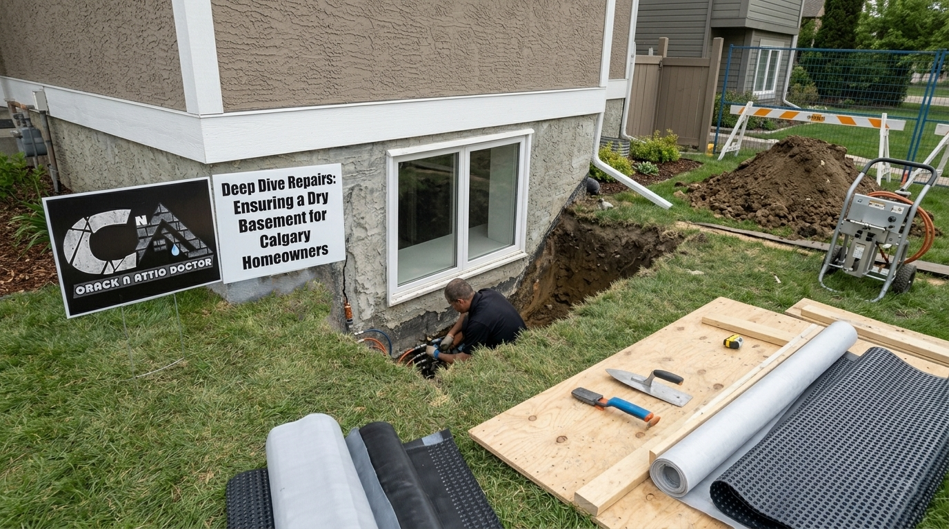 Deep Dive Repairs: Ensuring a Dry Basement for Calgary Homeowners