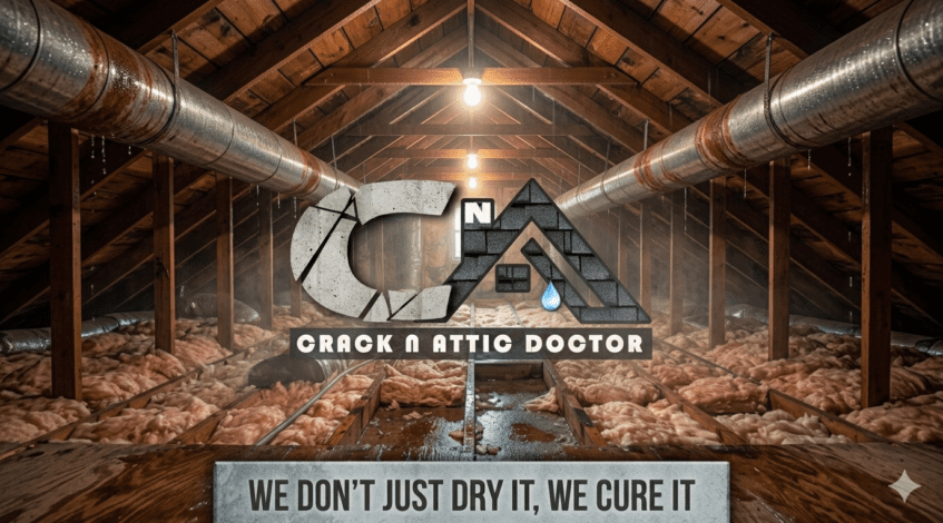 Professional Attic Rain Remediation in Calgary We Don’t Just Dry It, We Cure It.