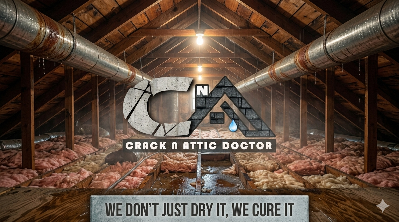 Professional Attic Rain Remediation in Calgary We Don’t Just Dry It, We Cure It.