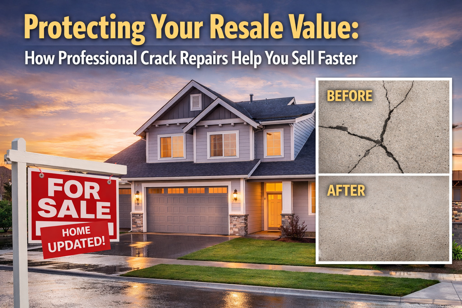 Protecting Your Resale Value: How Professional Crack Repairs Help You Sell Faster.