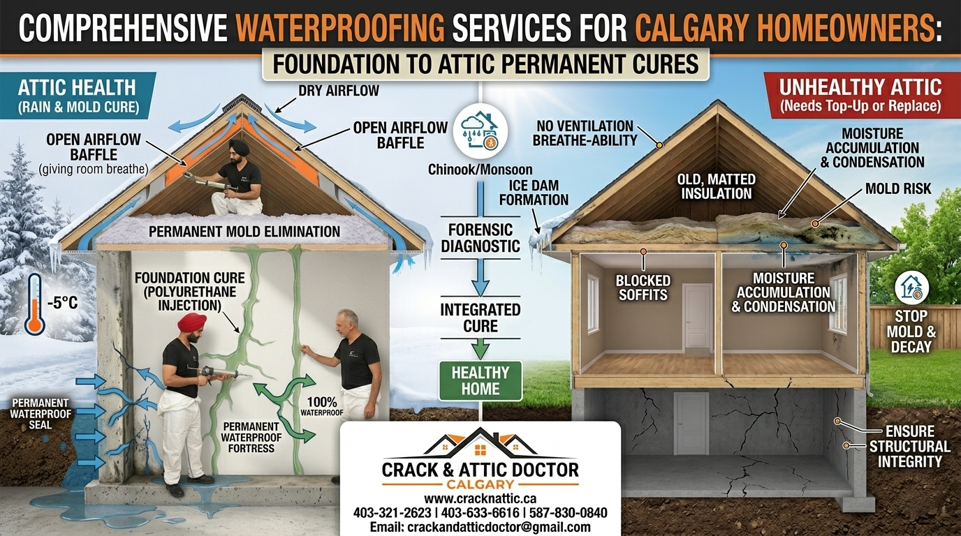 Comprehensive Waterproofing Services for Calgary Homeowners