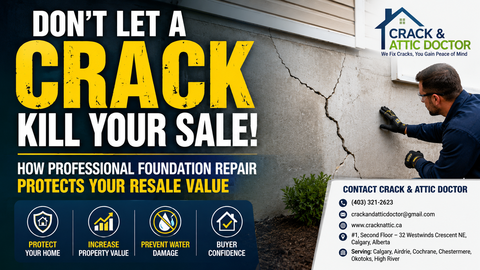 Don’t Let a Crack Kill Your Sale: How Professional Foundation Repair Protects Your Resale Value