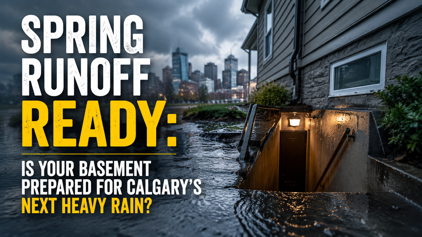 Spring Runoff Ready Is Your Basement Prepared for Calgary’s Next Heavy Rain