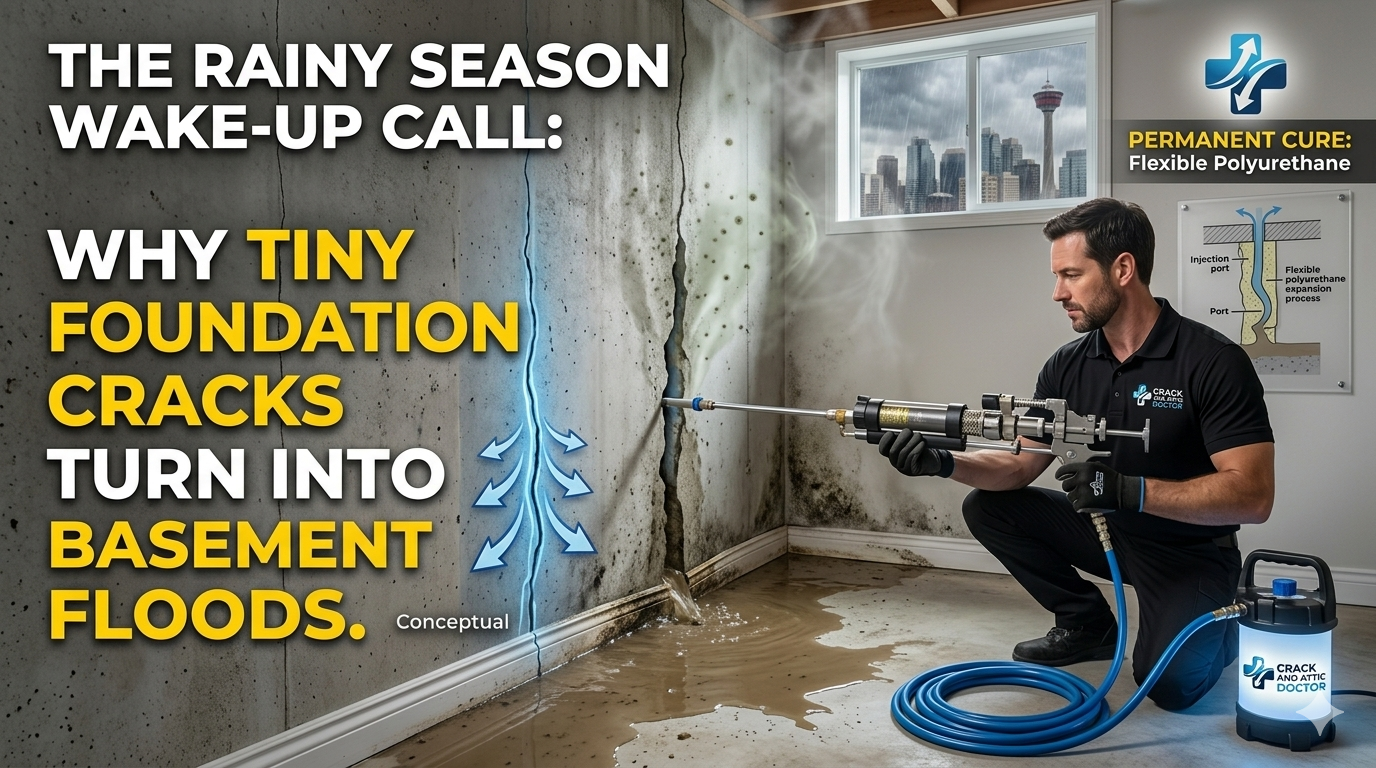 The Rainy Season Wake-Up Call Why Tiny Foundation Cracks Turn into Basement Floods