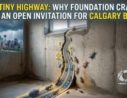 The Tiny Highway Why Foundation Cracks Are an Open Invitation for Calgary Bugs