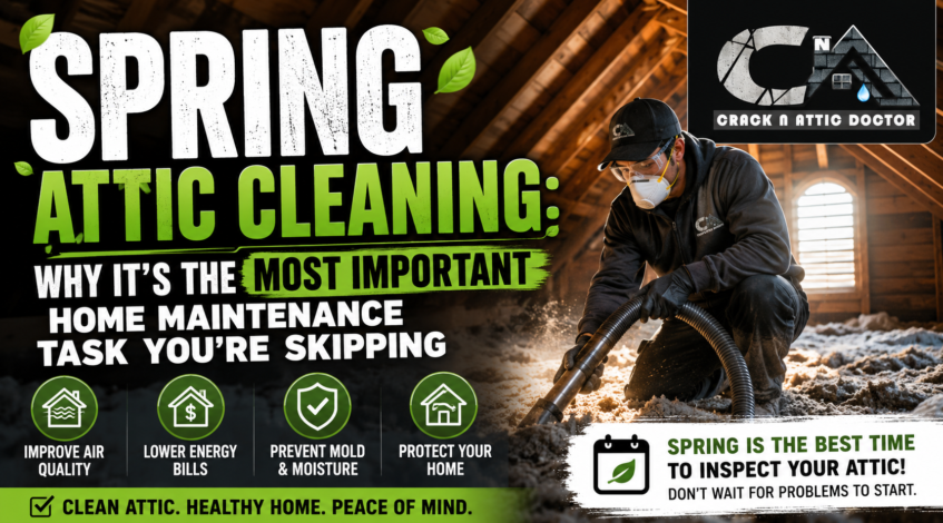 Why Spring Attic Cleaning Is Essential for Calgary Homeowners