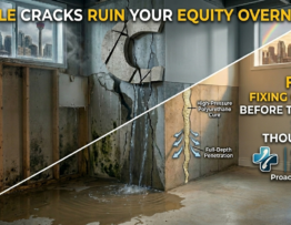 A simple basement crack can destroy your property value overnight. Learn why home buyers run from foundation cracks and how a professional repair protects your equity.