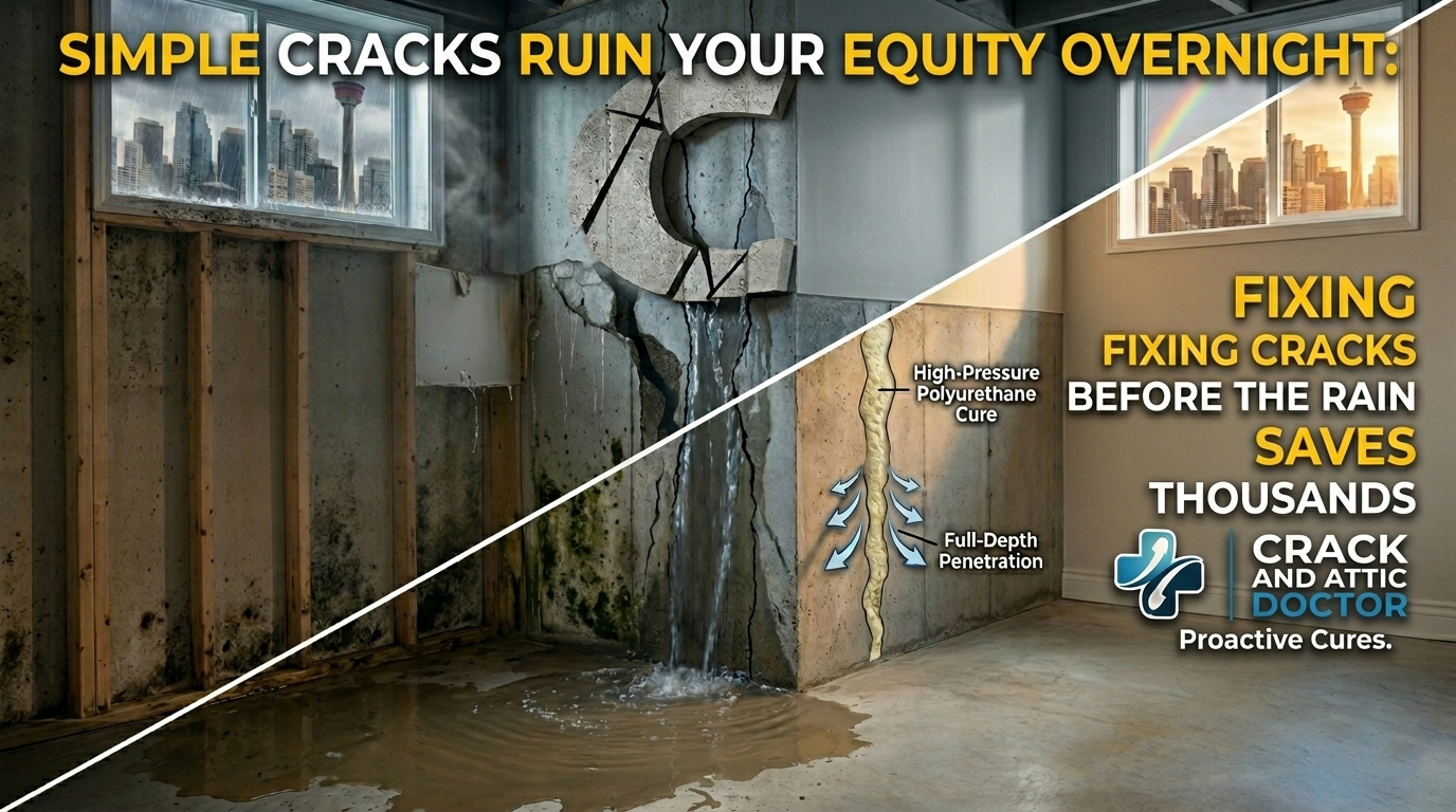 A simple basement crack can destroy your property value overnight. Learn why home buyers run from foundation cracks and how a professional repair protects your equity.