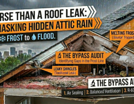 Why the Rainy Season Exposes Hidden Attic Rain