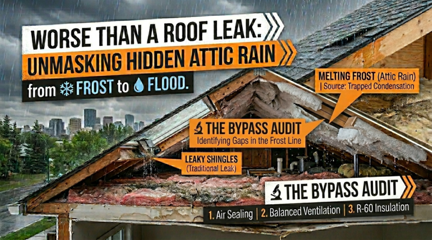 Why the Rainy Season Exposes Hidden Attic Rain