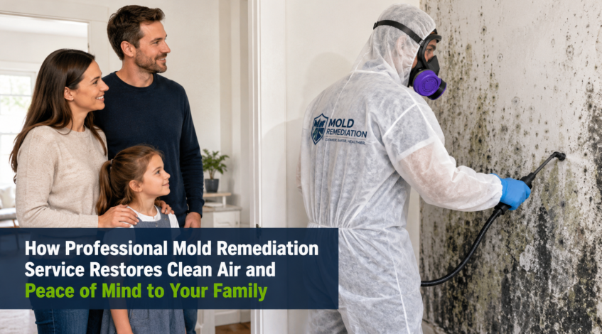 How Professional Mold Remediation Service Restores Clean Air and Peace of Mind to Your Family