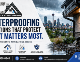 Rainproofing Your Peace of Mind Calgary’s Waterproofing Experts