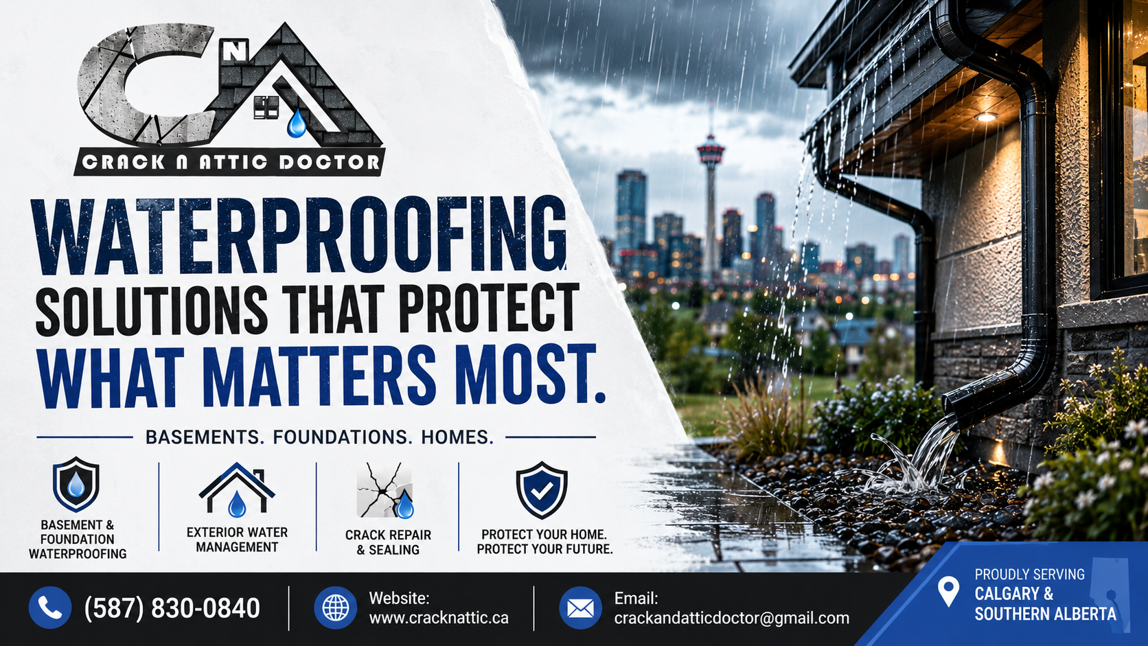 Rainproofing Your Peace of Mind Calgary’s Waterproofing Experts